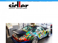 sidler-ag.ch Webseite Vorschau