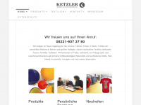 siebdruck-ketzler.de Webseite Vorschau