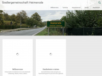 siedlergemeinschaft-heimerode.de Webseite Vorschau