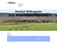 siedlerverein-iffeldorf.de Webseite Vorschau