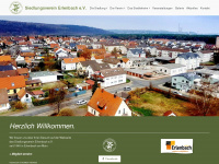siedlungsverein-erlenbach.de Webseite Vorschau