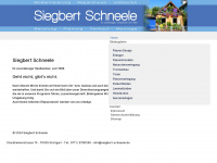 siegbert-schneele.de Webseite Vorschau