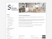 sieger-immobilien.at Webseite Vorschau