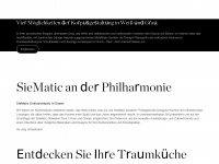 siematic-an-der-philharmonie.de Webseite Vorschau