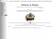 siemens-halske.de Webseite Vorschau
