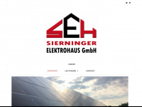 sierningerelektrohaus.at Webseite Vorschau