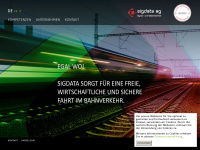 sigdata.ch Webseite Vorschau