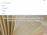 sigegs.ch Webseite Vorschau