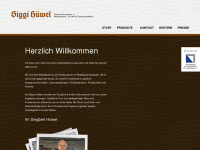 siggi-huewel.de Webseite Vorschau