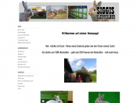 siggis-kaninchenzucht.de Webseite Vorschau