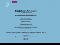 siggschwarz.ch Webseite Vorschau