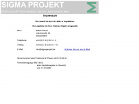 sigmaprojekt.de Webseite Vorschau