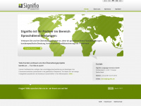 signifio.de Webseite Vorschau
