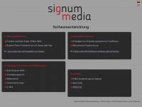 signum-media.de Webseite Vorschau
