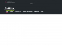 signum-siebdruck.at Webseite Vorschau
