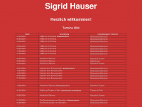 sigridhauser.at Webseite Vorschau