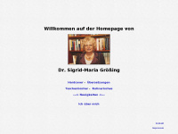 sigridmariagroessing.at Webseite Vorschau
