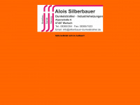 silberbauer-dunkelstrahler.de Webseite Vorschau
