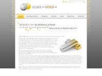 silberistgold.de Webseite Vorschau