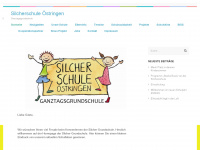 silcherschule-oestringen.de Webseite Vorschau