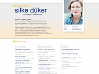 silke-dueker.de Webseite Vorschau