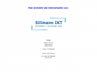 sillmann-ikt.de Webseite Vorschau