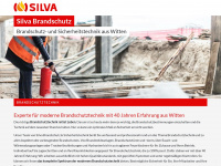 silva-brandschutz.de Webseite Vorschau