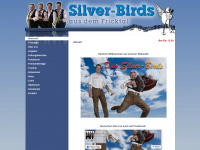 silver-birds.ch Webseite Vorschau