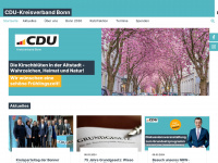 cdu-bonn.de Webseite Vorschau