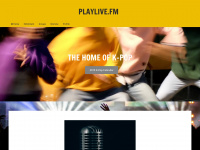 playlive.fm Webseite Vorschau