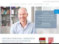 hautarzt-muenchen.com Webseite Vorschau