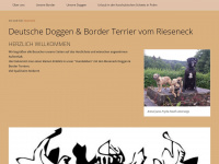 rieseneckdoggen.de Webseite Vorschau