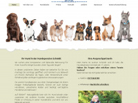 hundepension-schmidt.de Webseite Vorschau