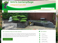 simis-gartenpflege.ch Webseite Vorschau