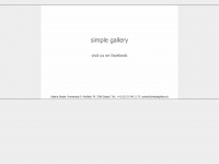 simplegallery.ch Webseite Vorschau