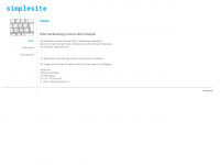 simplesite.ch Webseite Vorschau
