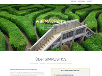 simplistics.at Webseite Vorschau