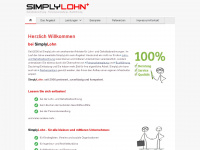 simplylohn.de Webseite Vorschau