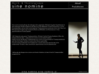 sine-nomine.ch Webseite Vorschau