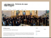 sinfonia-da-capo.de Webseite Vorschau