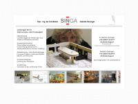 singa.at Webseite Vorschau