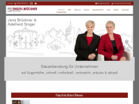 singer-brueckner.de Webseite Vorschau