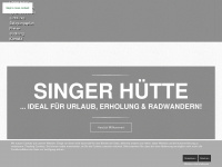 singer-huette.de Webseite Vorschau