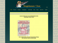 singidunum-chor.de Webseite Vorschau
