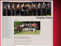singing-voices.de Webseite Vorschau