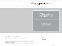 singingpoint.ch Webseite Vorschau