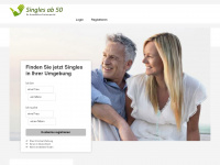 singles-ab-50.de Webseite Vorschau