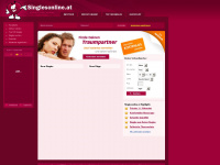 singlesonline.at Webseite Vorschau