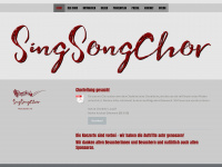 singsong.ch Webseite Vorschau