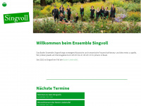 singvoll.ch Webseite Vorschau